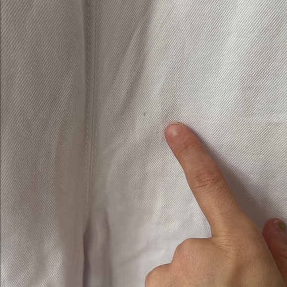 Anthropologie ASKK NY Laxy Jack White Overalls Wide Leg Size 0 NWT - Picture 6 of 10